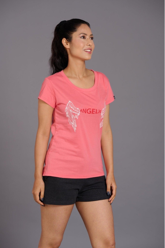 Angelic Pink Oversized T-Shirt for Women