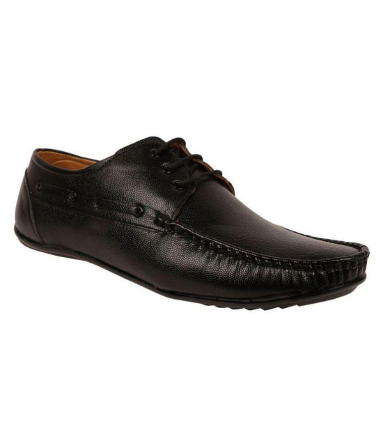 SHOES KINGDOM Black Loafers - 8