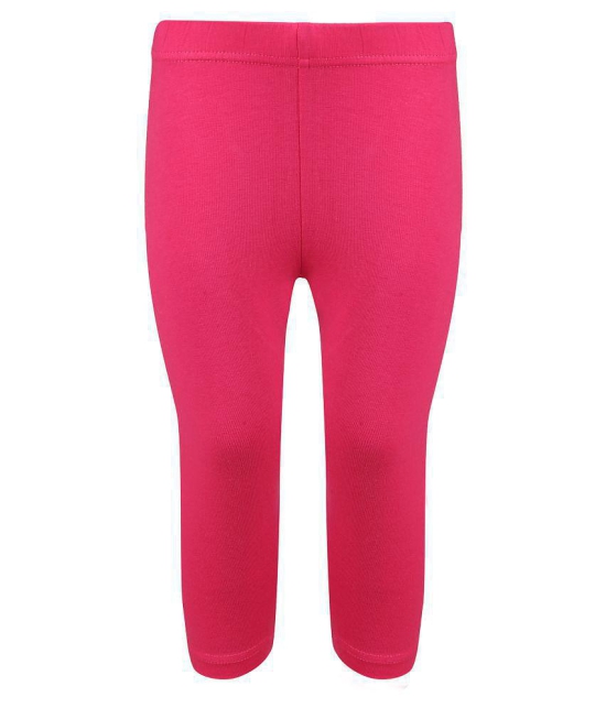 GREENWICH WHITE,BEIGE,FUCHSIA and RED GIRLS CAPRI LEGGINGS - PACK OF 4 - None