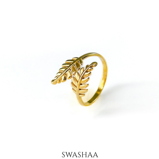 Chiara 18K Gold Plated Ring-Gold