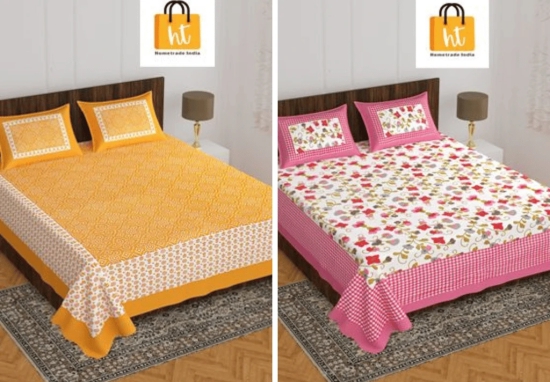 Bedsheet Adda-King Size Double Bedsheet-RJ-14-(XXX-XXX)-3320