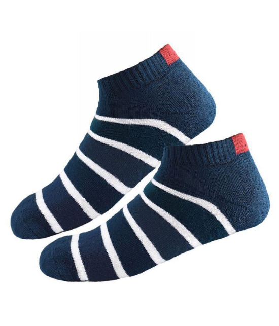 hicode - Cotton Mens Striped Multicolor Ankle Length Socks ( Pack of 10 ) - Multicolor