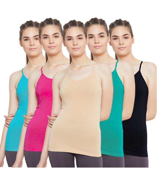 Outflits Cotton Smoothing Cami Shapewear - Pack of 5 - XS