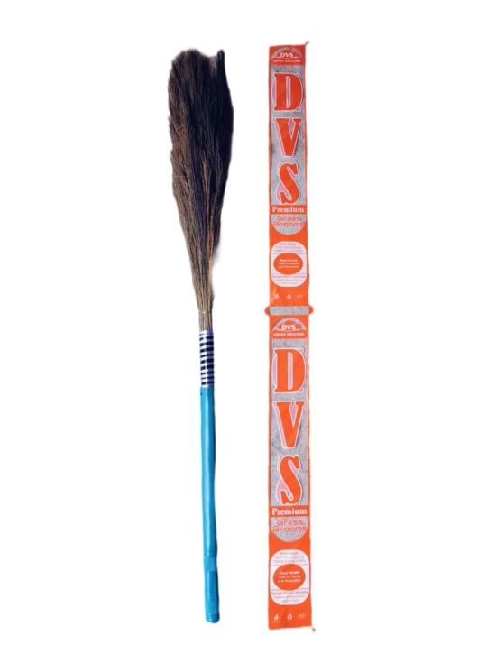 DVS Premium Grass Broom with Steel Handle