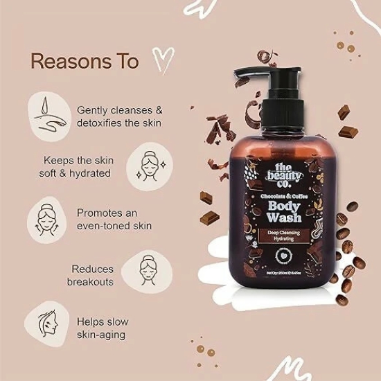 The Beauty Co. Chocolate Bodywash and Chocolate Face Wash