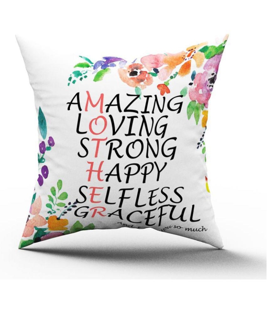 Royals of Sawaigarh - Multicolor Polyester Gifting Printed Cushion for Mothers Day