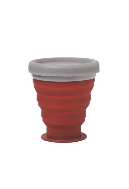 reFold Travel Cup - Maroon - 300ML-Pack of 2