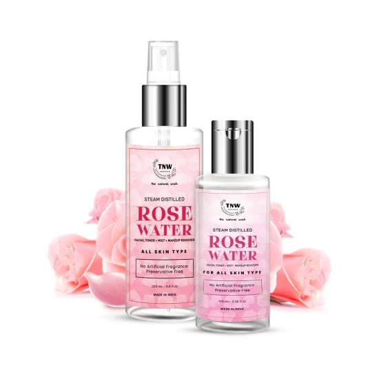 Steam Distilled Pure Rose Water - (Free from Artificial Fragrance & Alcohol) 100ml