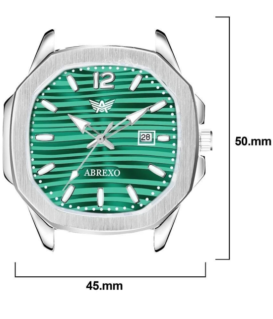 Abrexo Silver Stainless Steel Analog Mens Watch