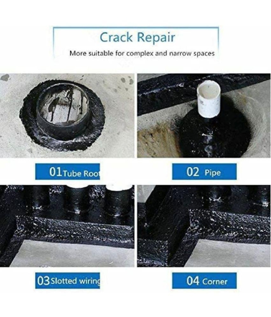 Waterproof Leak Filler Spray Rubber Flexx Repair & Sealant - Point to Seal Crack Spray Paint 300 - 700 ML