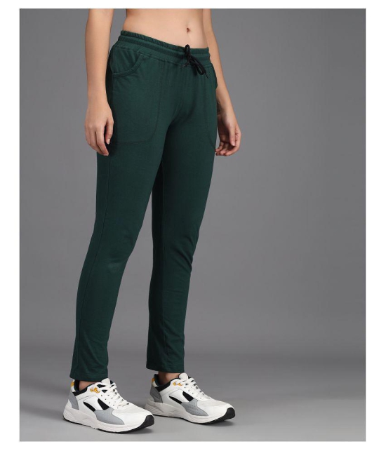 Addyvero - Green Cotton Blend Womens Gym Trackpants ( Pack of 1 ) - 32