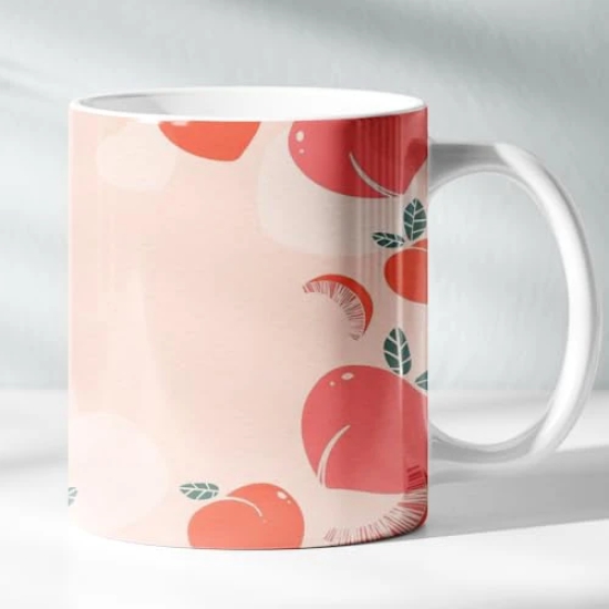 ForVano Beautiful Mug Featuring a Vibrant, Abstract Design with a Gradient of Colors