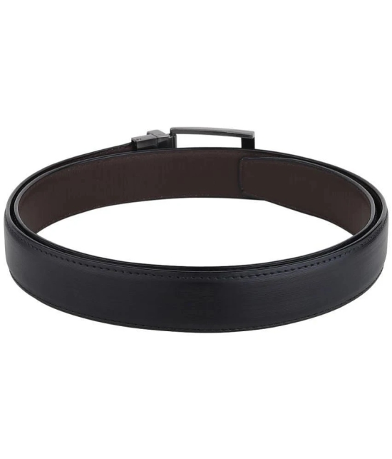 samtroh - Black PU Mens Reversible Belt ( Pack of 1 ) - None