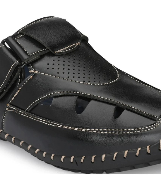 Leeport - Black Mens Fisherman - 7