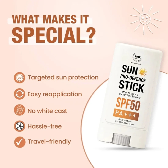 Sun Pro Defence Stick for Easy Sunscreen Reapplication