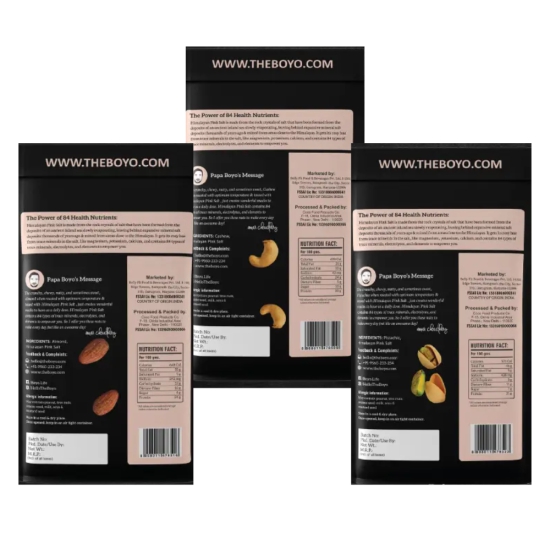 Premium Nuts Combo Pack  600g  - Roasted  Cashews  200g ,  Roasted   Almond  200g ,  Roasted  Pistachio 200g