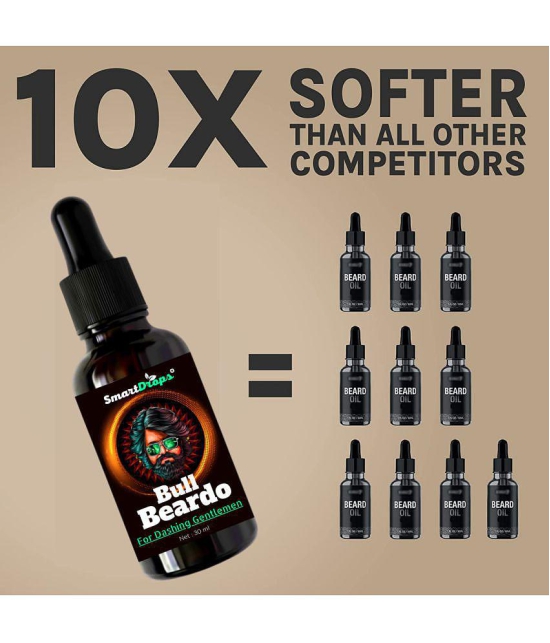 Smartdrops - 30mL Promotes Beard Growth Beard Oil ( Pack of 2 )