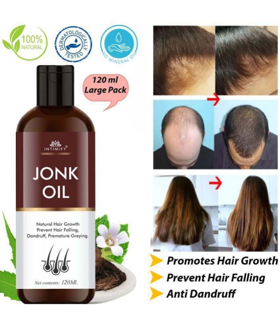 Intimify Jonk Hair Oil, hair growth oil, jonk oil, hair regrowth oil, anti haifall oil, 120 ml