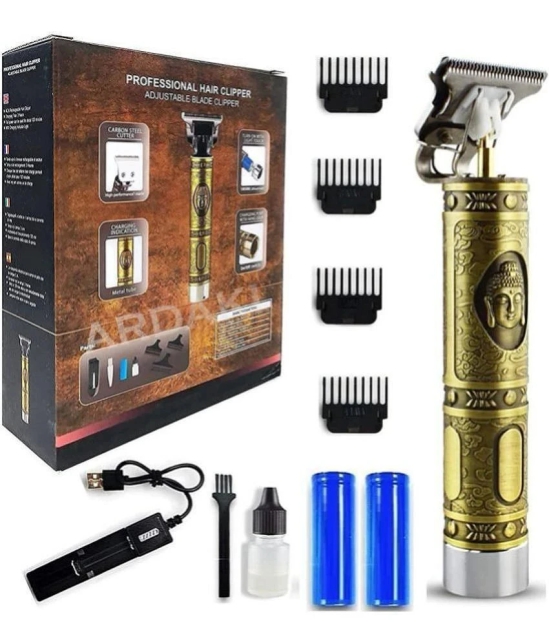 Lenon Scissor,Comb,Clip & Gold Cordless Beard Trimmer With 60 minutes Runtime