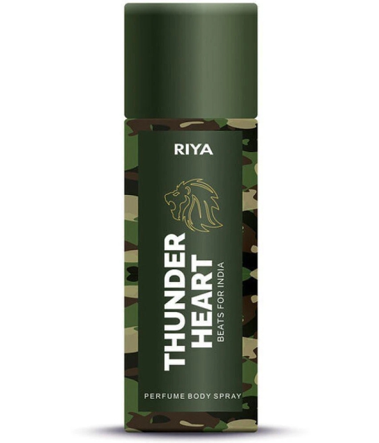 Riya Thunder Heart White & Green Deodorant Spray & Perfume For Men 300 ( Pack of 2 )