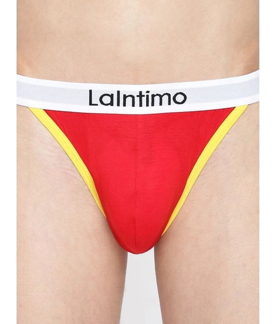 La Intimo Pack of 2 Cotton Mens Bikini ( Multicolor ) - None