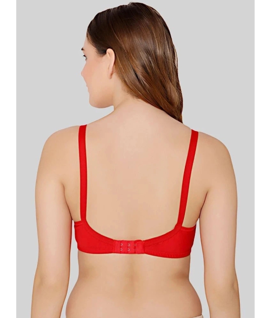 Bodycare Red Cotton Heavily Padded Womens Everyday Bra ( Pack of 1 ) - None