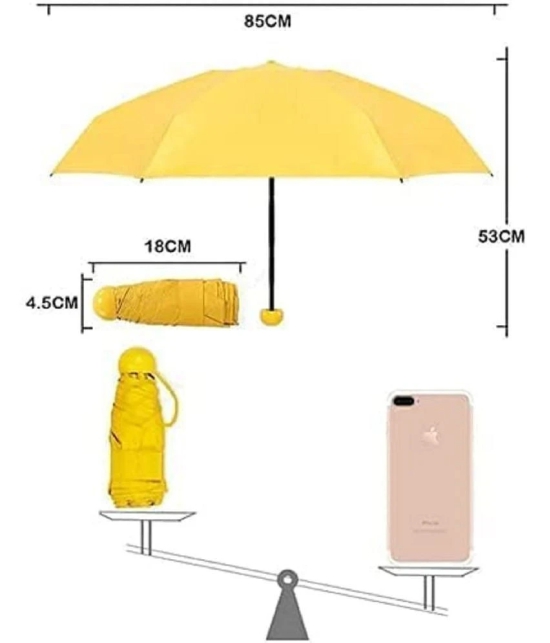 Mantra Yellow,Blue,Brown Umbrella - Yellow,Blue,Brown