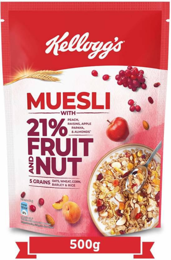 Kelloggs Muesli Fruit and Nut, 500g