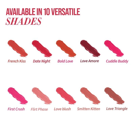 Treasure IT Suede Matte Lipstick - Cuddle Buddy (Light Magenta Pink Shade) | Long Lasting, Non Drying Bullet Lipstick With Vitamin E, Cocoa Butter (4.2g)