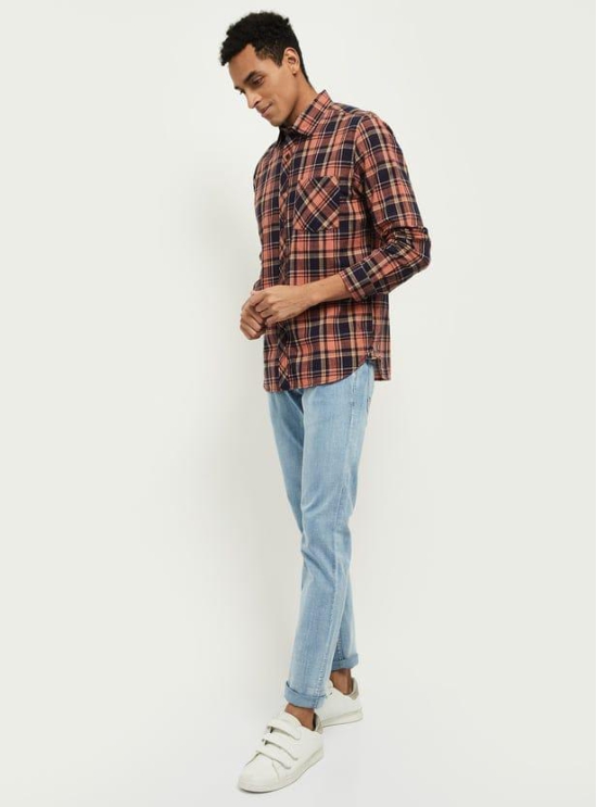 Men Checked Casual Shirt