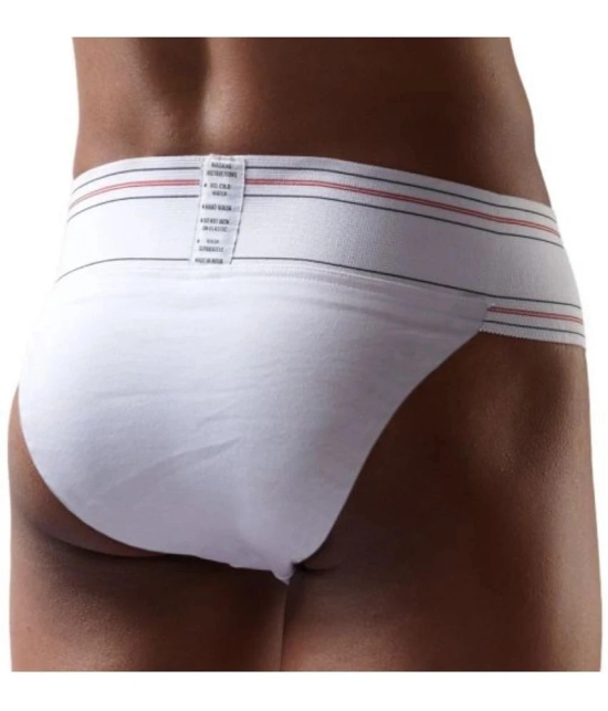 Omtex - White Athletic Supporter ( Pack of 2 ) - L