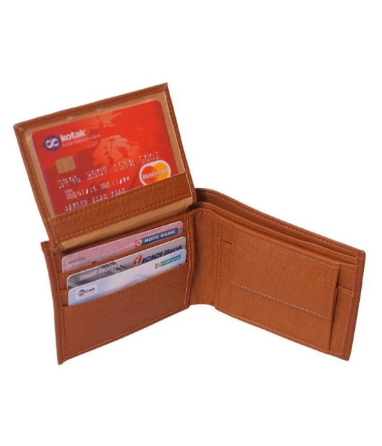 samtroh - Tan PU Mens Regular Wallet ( Pack of 1 ) - Tan