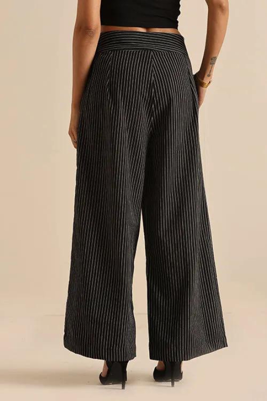 Okhai Sleek Pure Cotton Handwoven Pants-XXS