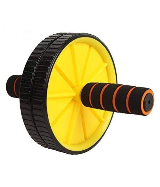 Ab Wheel Roller Gym For Exercise Fitness Equipment Workout Ab Exerciser For Men & Women - ONESIZE