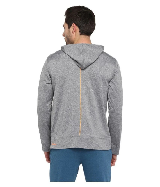 OFF LIMITS Grey Polyester Fleece Sweatshirt - XL