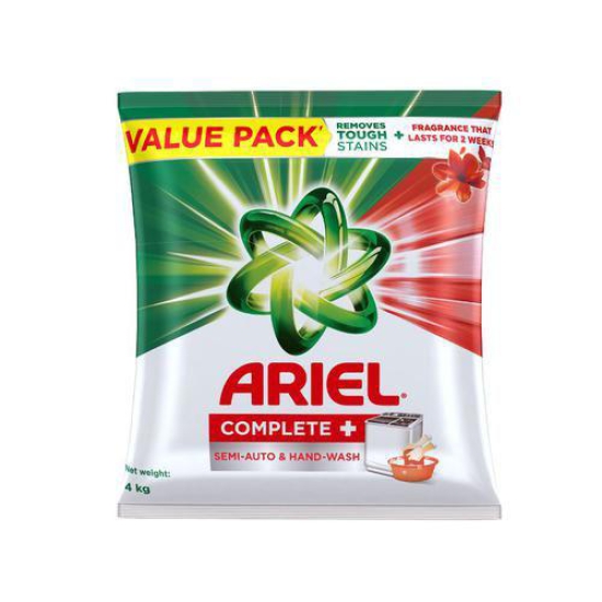 Ariel Complete Detergent Washing Powder - Value Pack, 4 kg