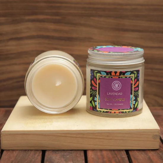 Lavender soy candle