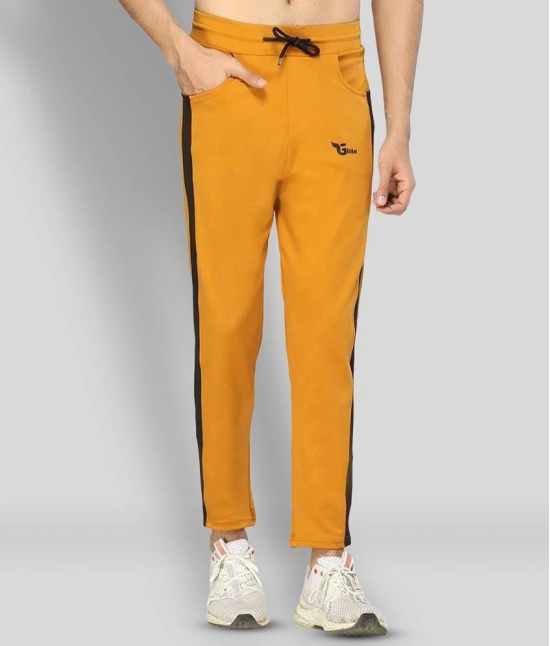 Glito - Yellow Polyester Mens Trackpants ( Pack of 1 ) - XL