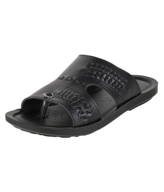 Aerowalk Black Slippers - 6