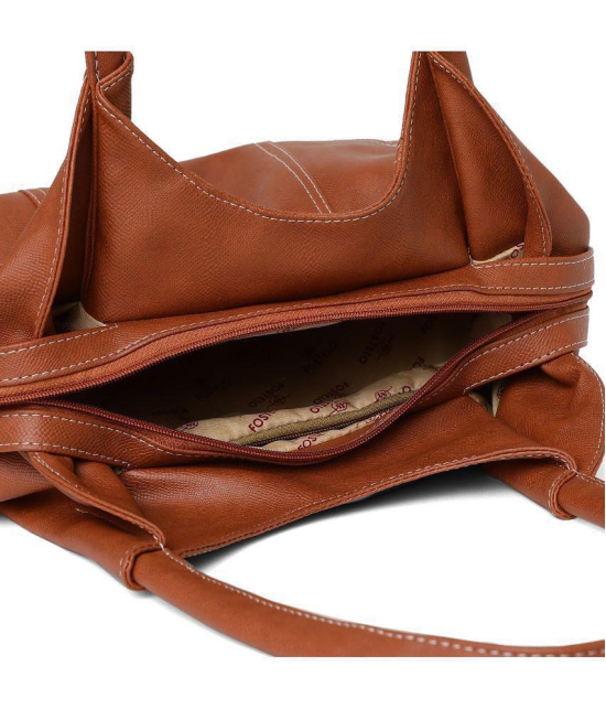 Fostelo - Tan PU Shoulder Bag - Tan