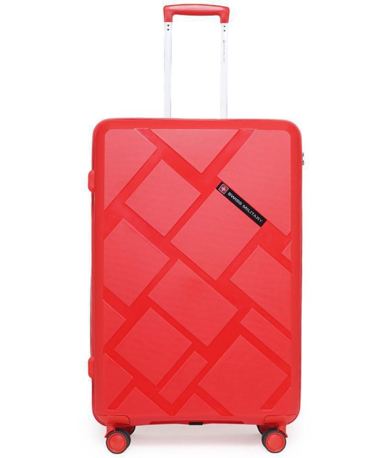 Swiss Military Red L(Above 70cm) Check-in Hard SM004HTB_28_RED Luggage - L(Above 70cm)