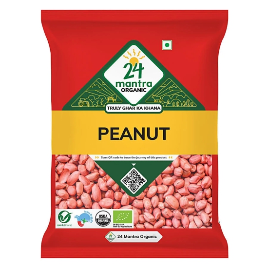 24 Mantra Raw Peanut, 1 Kg