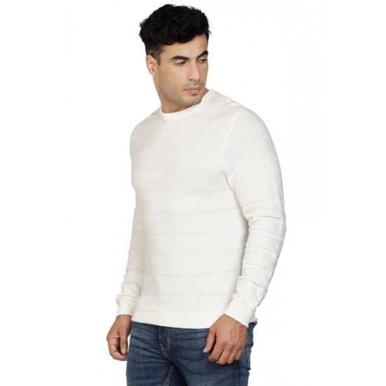 Mens Off White Sweater