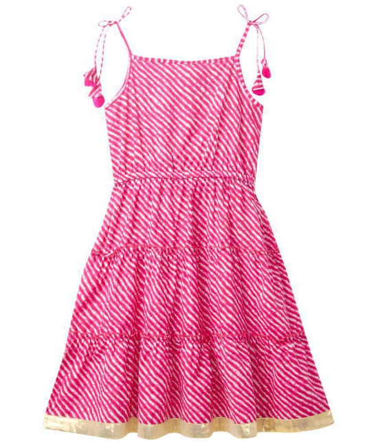 Cub McPaws Girls Regular Cotton Dress|Ethnic Wear|4 -12 Years - None