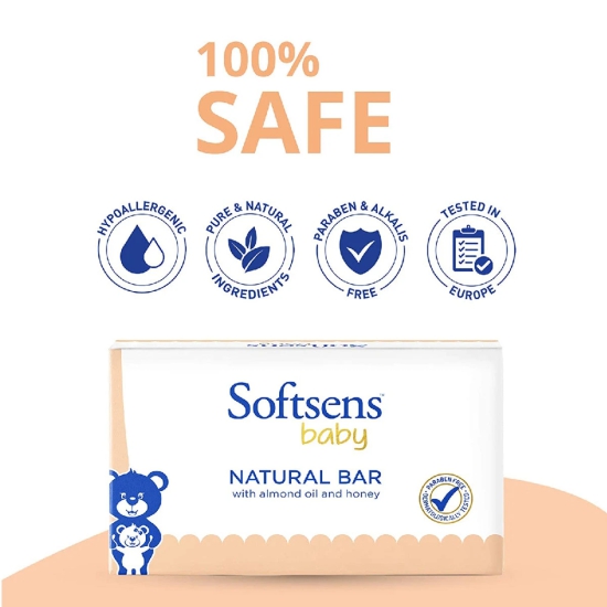 Natural Baby Bar Soap 100g x 3 Multipack-Pack of 1