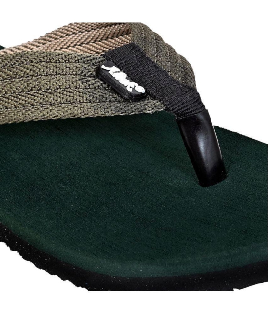 Altek - Green Mens Thong Flip Flop - None