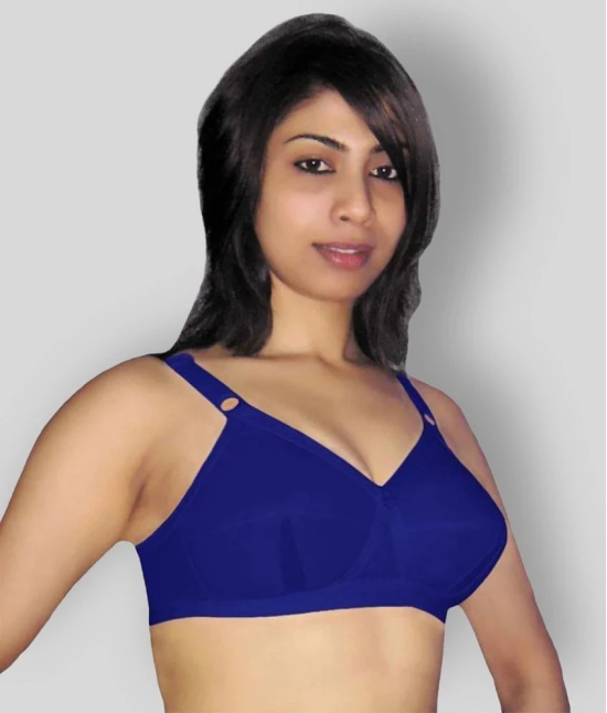 Selfcare - Multicolor Cotton Non - Padded Womens T-Shirt Bra ( Pack of 2 ) - 30B