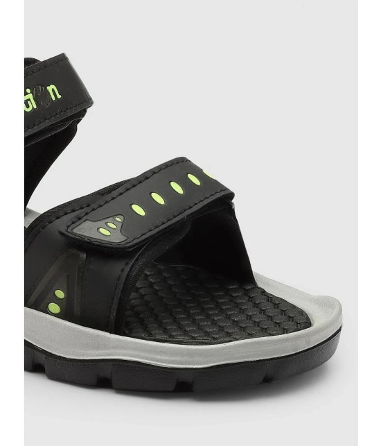 Action - Black Mens Sandals - None