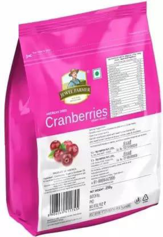 Jewel Farmer America Dried Cranberries  (250 g)