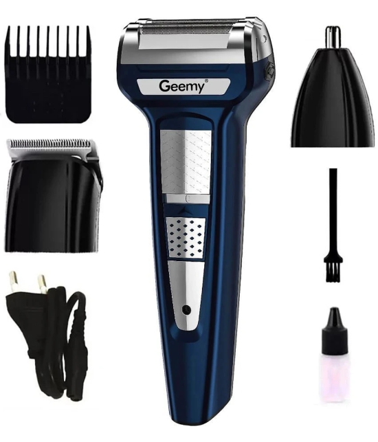 geemy Professional Multicolor Cordless Beard Trimmer With 60 minutes Runtime